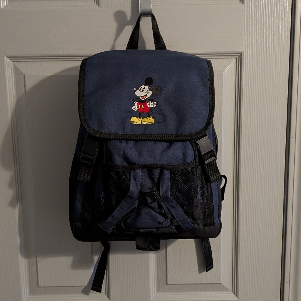 Walt Disney World Navy Blue Mickey Mouse Backpack